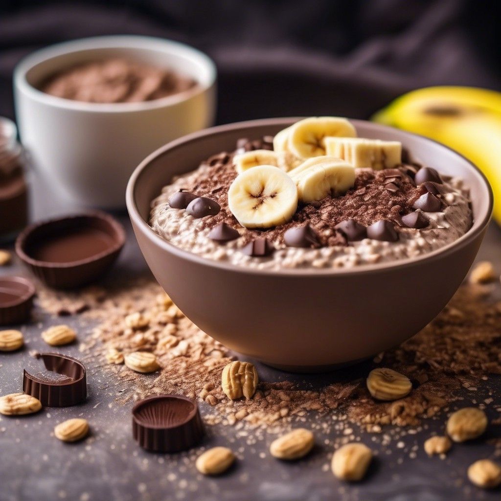 Chocolate Peanut Butter Overnight Oats
