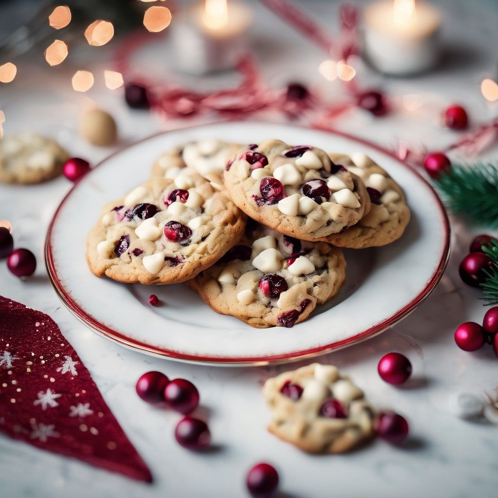 Cranberry White Chocolate Chip Cookies